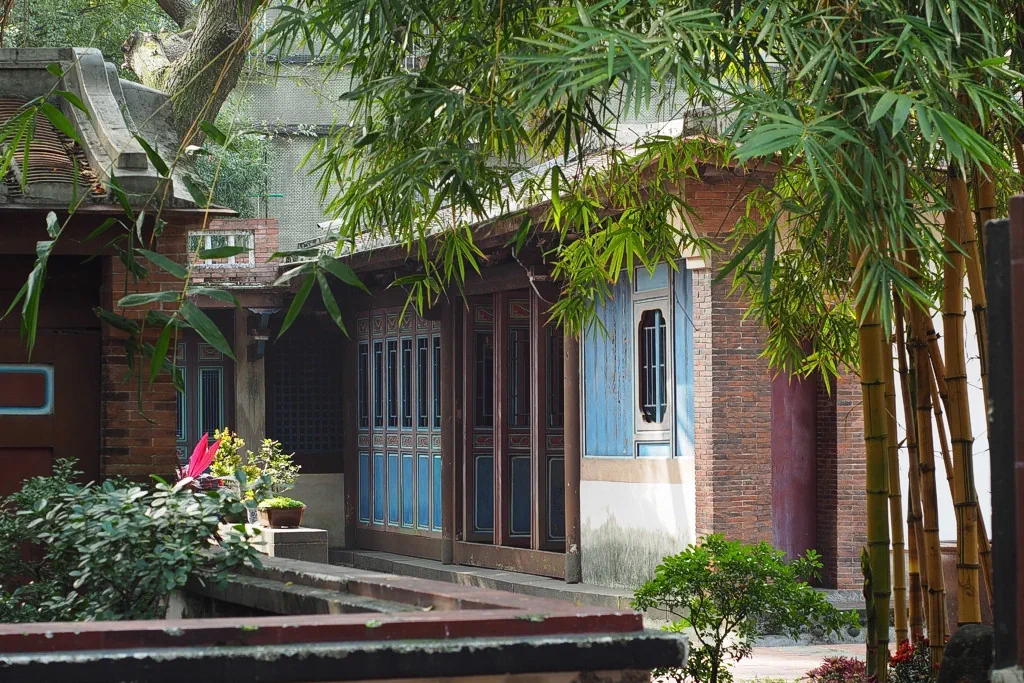 Historic building in the Lin Family Garden